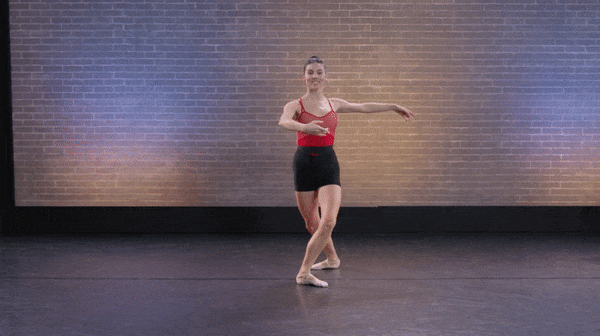 dancer tiler peck performing a pirouette in ballet class 