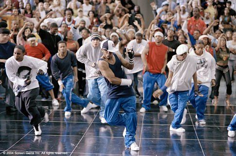 You Got Served hip-hop crew dancing in front of crowd
